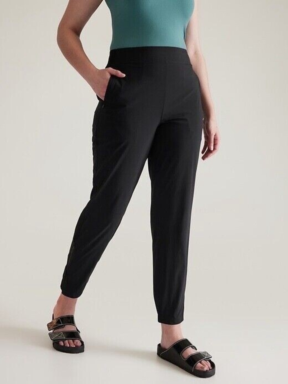 Athleta Brooklyn Heights Joggers in Black High Rise